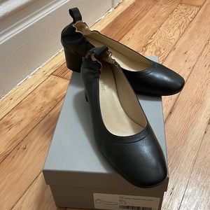 Everlane Black Leather Day Heel Women’s Size 7